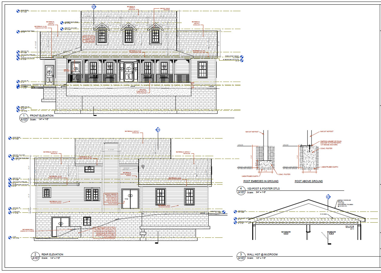 Custom Home Elevation